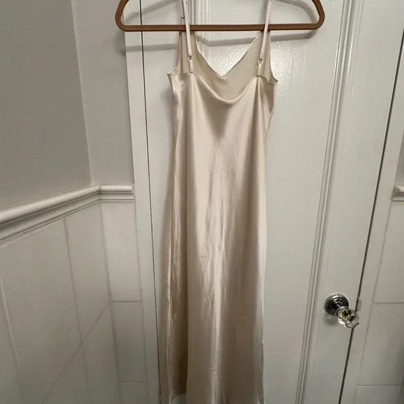 NWOT Sablyn Taylor Slip Dress in Prism (Beige) size XS - Picture 6 of 7